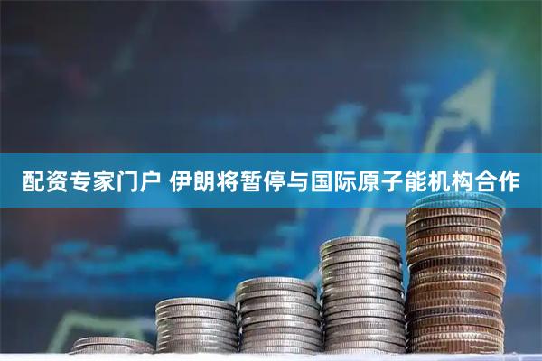 配资专家门户 伊朗将暂停与国际原子能机构合作
