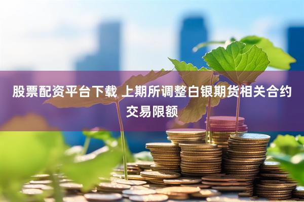 股票配资平台下载 上期所调整白银期货相关合约交易限额